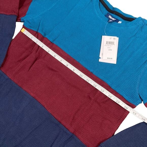Univibe Big Boys Carrey Color Blocked Thermal T-shirt Size L - Picture 4 of 7